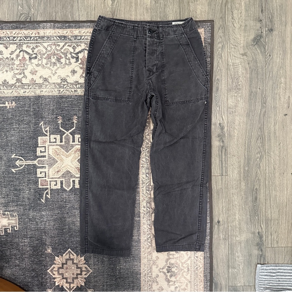 Imogene and Willie Men's Oliver Military Trouser in Black
